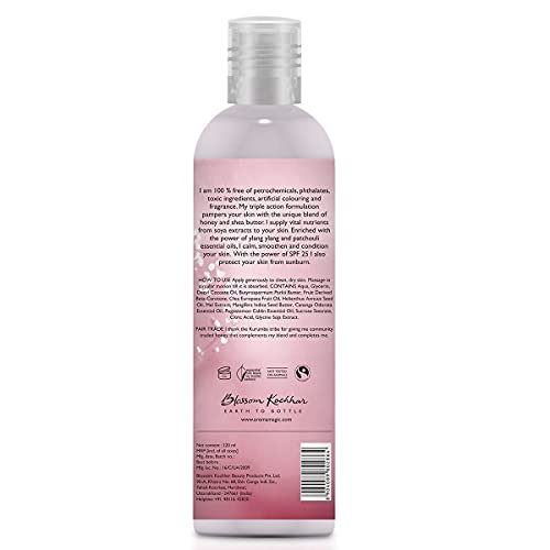 Aroma Magic Honey & Shea Butter Body Lotion with SPF 25 | Long Lasting Nourishment | Protects from Sun Damage | Reveals Smooth & Supple Skin | 7.44 Fl Oz/220ml