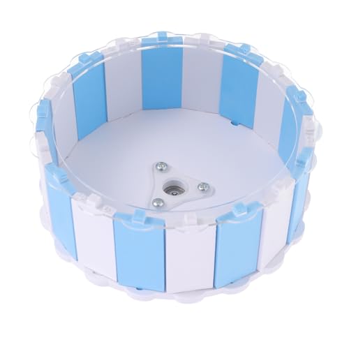 KOMBIUDA Hamsterlaufrad Leise 155cm Farbiges Hamsterspielzeug für Mäuse Eichhörnchen Kleintiere Geräuscharmes Laufrad mit Stabilem Kunststoff Fördert Bewegung und Fitness