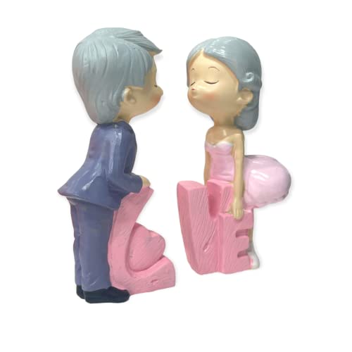 Image of AUGEN Polyresin Love Idol Statue Showpiece for Home Decor Decoration and Gifting (7532-C11, 15cm)