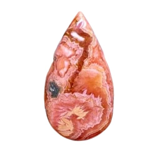 Rhodochrosite cabochon poire pour créer votre bague bohème et pendentif en pierre rose