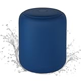 Bluetoothスピーカー ブルートゥーススピーカー IPX7防水 風呂 コンパクト ワイヤレス 12時間連続再生 ポータブルスピーカー 小型 ハンズフリー通話 (ブルー)