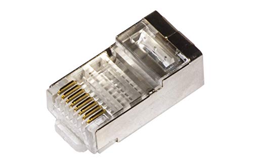 Connecteur RJ45 Cat 6 blindé Link 100 pièces contre les interférences