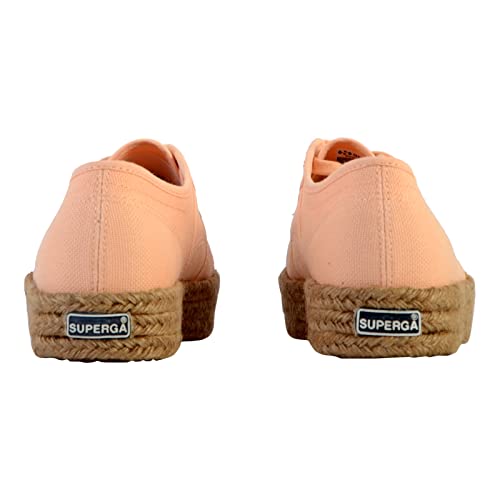 Tennis compensées 2730 Pink peach avec semelle plateforme surélevée