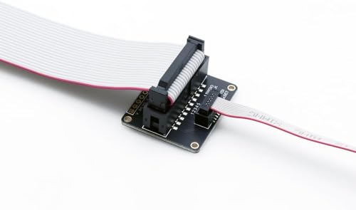 Treedix JTAG (2x10 2.54mm) to SWD (2x5 1.27mm) Adapter Board Breakout Board Jtag Debug Board with IDC Ribbon Connector Flat Ribbon Cable Female to Female Length 200mm/7.87in by Treedix - Used condition - Image 3