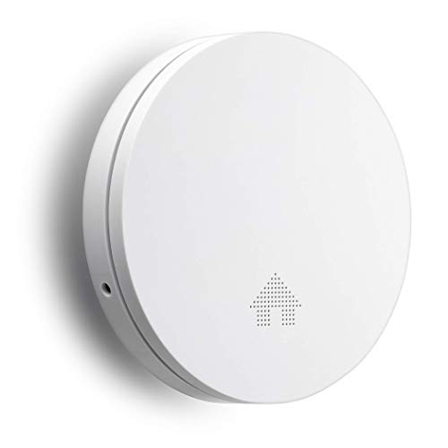 SEBSON Rauchmelder 6er Set, 10 Jahres Batterie, Magnethalterung, VDs 3131 geprüft, DIN EN 14604, Q- Zertifiziert, Feuermelder GS546 flach Ø114 x 24mm