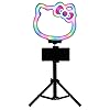 Impressions-Vanity-Hello-Kitty-10-Inch-RGB-Desk-Ring-Light-with-Stand-and-Phone-Holder-LED-Selfie-Lights-with-Rainbow-Color-Modes-Noise-Sensor-Provide-Light-Affect-to-Music-Beat-Perfect-for-TikTok Impressions Vanity Hello Kitty 10 Inch RGB Desk Ring Light with Stand and Phone Holder, LED Selfie Lights with Rainbow Color Modes, Noise Sensor Provide Light Affect to Music Beat Perfect for TikTok