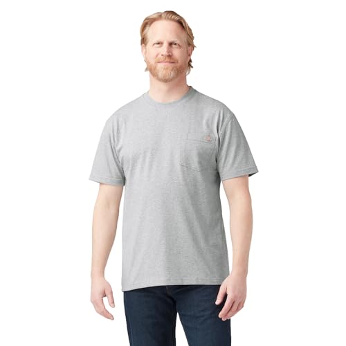 Image of Dickies Men's Heavyweight Heathered Short Sleeve Pocket T-Shirt