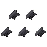 Skweawert 5 PCS Micro USB Port Anti-dust Plugs, Silicone Covers Caps Stoppers, Port Protector for PC Laptop Notebook Computers, Other Devices, 0.26 x 0.09 (LxW)