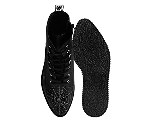 T.U.K. Shoes A9746 Unisex-Adult Boots, Black TUKskin™ 7-Eye Spiderweb Glow Boot3