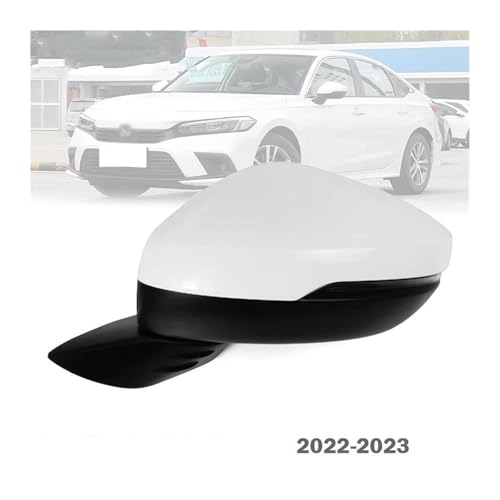 Rétroviseur 8 fils pour Civic 2022 dégivrant électrique rouge
