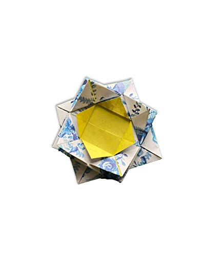 Origami Paper 500 Sheets Blue and White 4