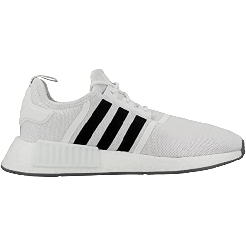 Image of adidas Originals Men Knit NMD R1 PRIMEBLUE Casual Shoes, FTWWHT /CBLACK /GRETHR, UK-7