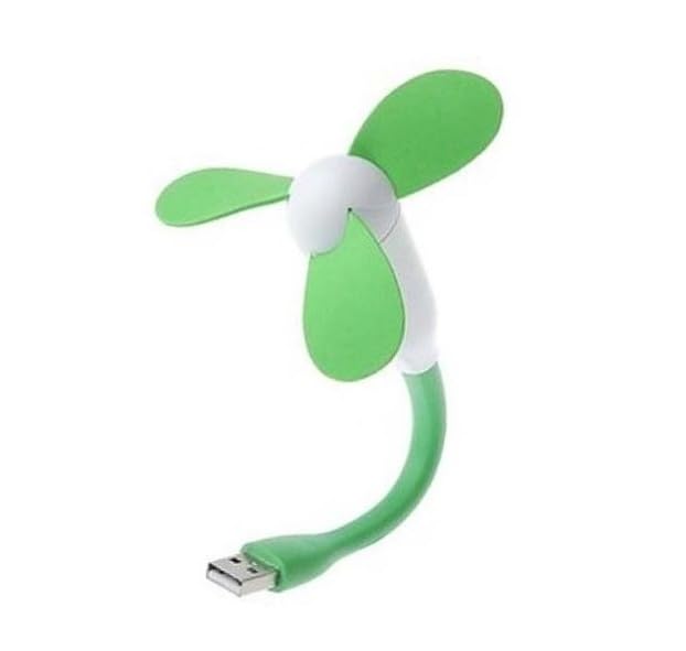 Image of Duxk Portable and Flexible (Three Blade) USB Fan for Smart Phone,Computer,Power Bank (1)