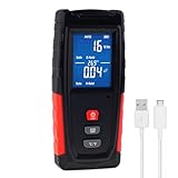 EMF Meter Rechargeable Digital Electromagnetic Field Radiation Detector with Color-Screen Display and Sound-Light Alarm for Electric Magnetic Field Inspection, Home, Office and Ghost Hunting