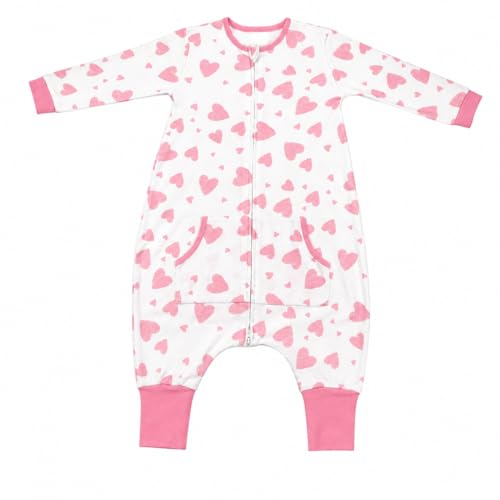 Image of Toddler Sleep Sacks for 2t-3t, 1 Pack Baby Wearable Blanket with Feet, Long Sleeves Breathable Sleep Sacks for Baby Boys and Girls