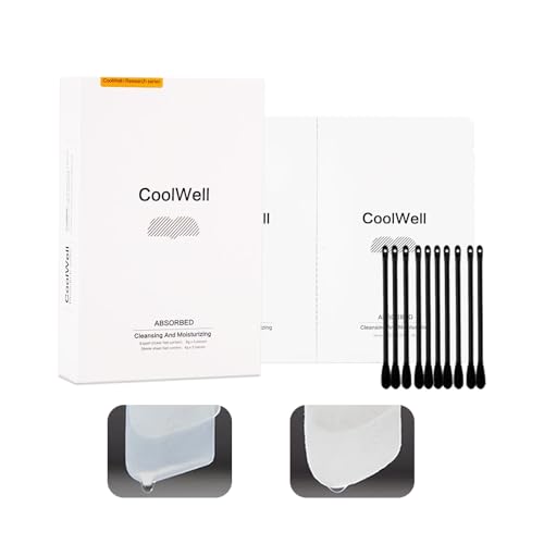 CoolWell Original lmported Blackhead Acne Removal Strips DeepCleaning Oil Control Nose StripsInstant Pore Unclogging PoreShrinking Refreshing Skin FeaturesC-Bond Technology(10 Count (Pack of 1))
