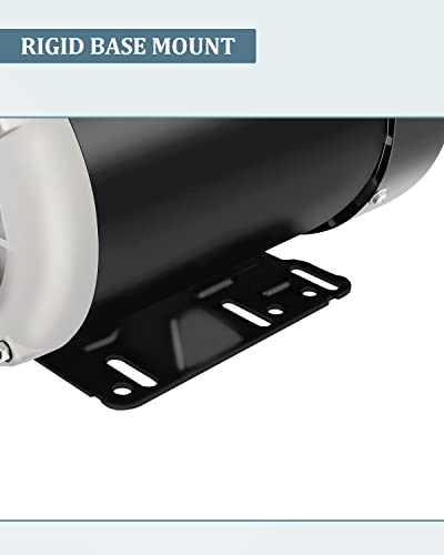 Electric Motor 3Hp Farm Duty Single Phase Motor 3450Rpm 208-230V 56 Frame 5/8"Shaft Diameter 60Hz Cw/Ccw Tefc 2 Pole #TOP6