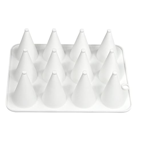 Molde de silicona cónico antiadherente para tartas de mousse, herramientas de decoración de tartas de queso trufa, molde de silicona cónica fácil de limpiar