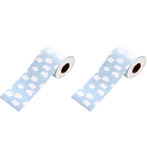 Wanshop 2 Stück Rheinwing Wasserdichtes Dichtband Fenster, Dichtband Selbstklebend, WC wasserdichter Aufkleber Badezimmer Eitelkeit wasserdichter Aufkleber (Himmelblau) Cover