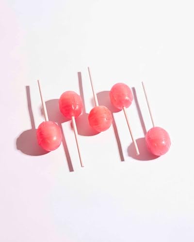 Image of Collipop Sugar-Free Lollipop with Vegan Collagen Booster | Watermelon Flavour | No Refined Sugar Candy | Soft-Chew Centre | Low Calorie Guilt-Free Treat | 5 Lollipops (90g) | Pack of 3