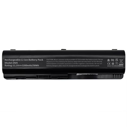 Batterie HP 462890-151 haute capacité 5200mAh à cellules Lithium-Ion durables