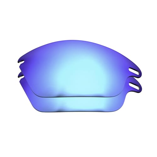 Verres polarisés Oakleys Fast Jacket bleu pour éliminer les reflets sur l'eau et la route