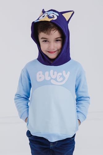 Image of Bluey Matching Family Cosplay Fleece Hooded Sweatshirt