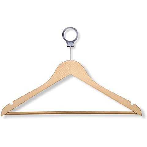 Honey Can Do Maple Luxury Suit Hangers Cover