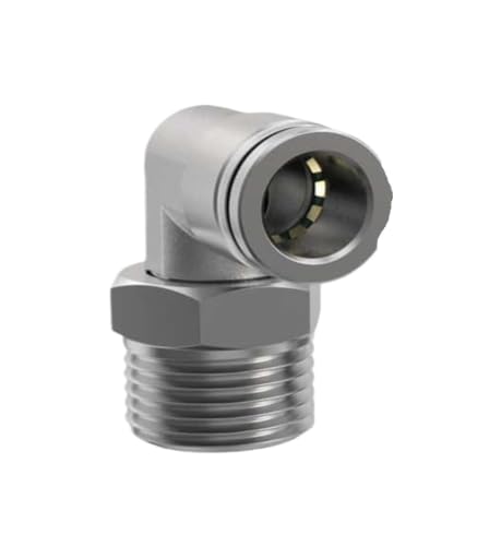 Conector macho de acero inoxidable 304 adaptador industrial para mangueras de agua y gas 2