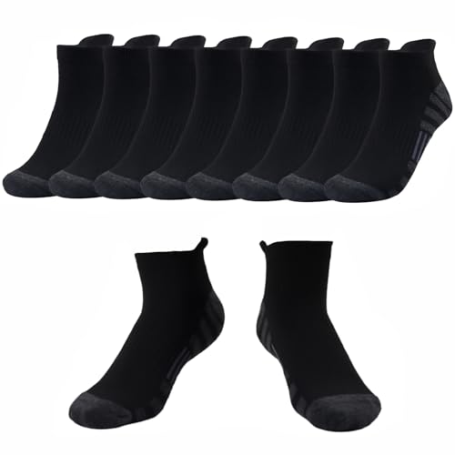 Cushioned Low Cut Ankle Socks - Breathable Athletic Sports Comfort for Casual & Running Wear