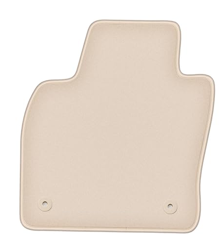 Tapis de voiture Volkswagen Polo VI en velours beige pour le quotidien