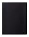 Eccolo World Traveler Simply Black Lined Journal, 8 x 10-Inch
