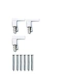 BAYERNRIEGEL - Die kleine Universal Tür - und Fenster Sicherung für großen Einbruchschutz gegen Aufhebeln - Deutsches Qualitätsprodukt (3, Weiß)