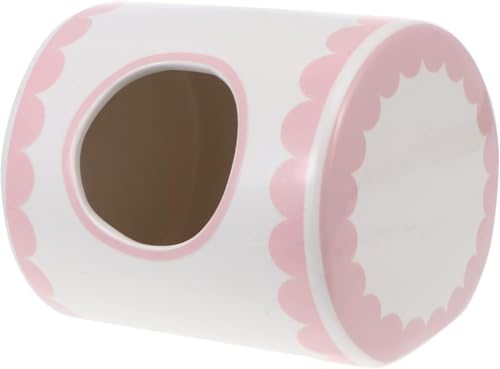 Syfunny1個 ハムスター セラミックハウス ペットクールネスト ハムスターの生息地 クリケットケージ ハムスターの建物 ウサギの陶器の家 ウサギのクールな巣 (A)