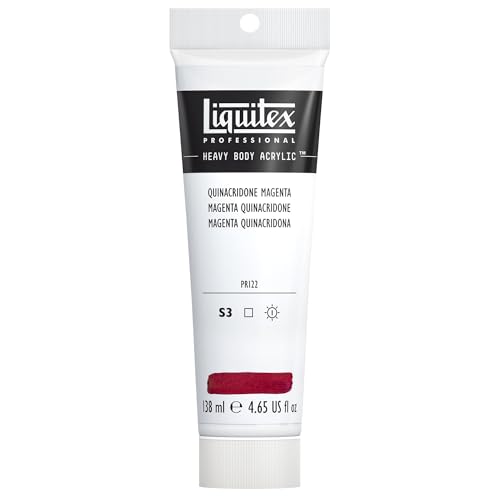 Image of Liquitex Professional Heavy Body Acrylic Paint 4.65-oz tube, Quinacridone Magenta