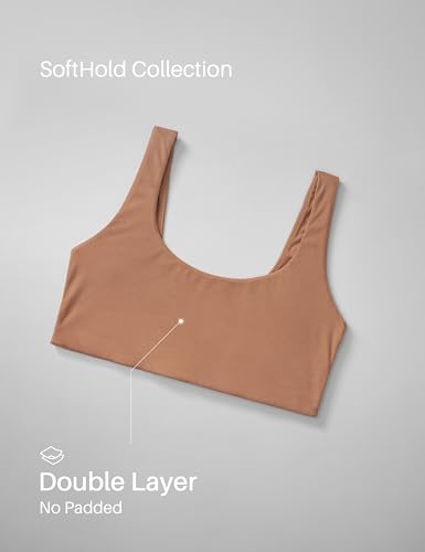 Image of CRZ YOGA Softhold U Back Bralette | Double Lined, Light Support, Non Padded, Wireless, Casual, Ultra-Soft, Scoop Neck, Everyday Bra for Women