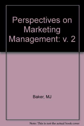 Perspectives on Marketing Management: v. 2