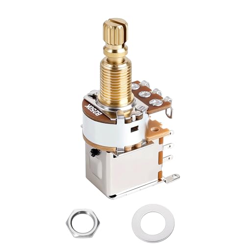 Pots de guitare laiton Banworks JT/XNQ-05 B250K axe M8 18mm potentiomètre linéaire