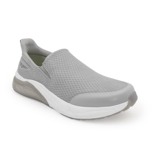 Image of Red Tape Men's Walking Shoes Dark Grey Mesh TPU Round Toe Slipon