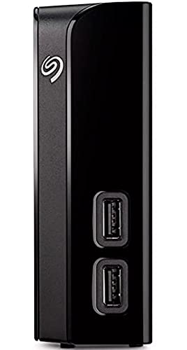 Image of Seagate Backup Plus Hub 6 TB Desktop HDD - USB 3.0 for Windows and Mac, 3 yr Data Recovery Services, Desktop Hard Drive with 2 USB Ports, 6 Month Mylio Create and Dropbox Plan (STEL6000300)