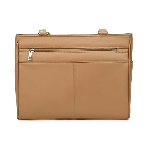 Image of K London Ladies Leather Handbag|Women's Handbag in Soft Leather - Womens Designer Shoulder Hand Bag - Medium Practical Size