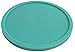4 Teal Coasters - Silicone Rubber Lip Catches Drink Condensation and Spills - Safe Non-Slip for Dinner Table, Furniture, or Bar