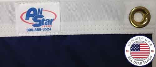 Premium American Flag 3x5' - 100% Made in the USA - Durable, Long Lasting, Bright & Vivid Nylon Material - Densely Embroidered Stars, Sewn Stripes with Lock Stitching, Four Rows of Lock Stitching on the Fly End, Tough Enough for Both Commercial and Residential Usage, the Best US Flag You Will Own - By All Star Flags - Image 3