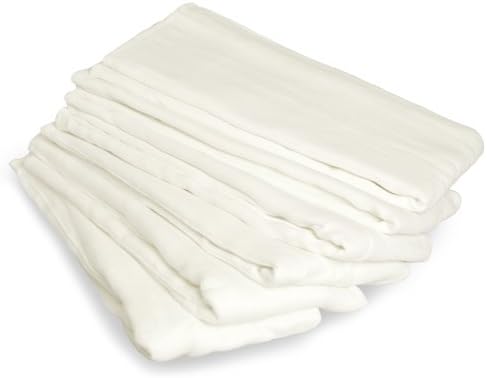 Real Nappies 6-Pack of Indian Cotton Prefold Cloth Diapers, Toddler Size, for Babies 18+ Months, 29 lb to 40 lb