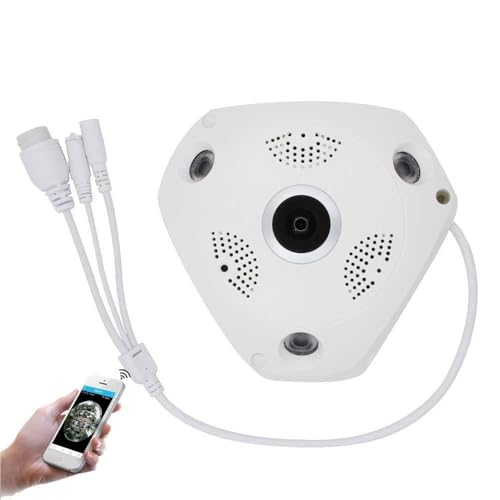 TrAdE Shop Traesio- Telecamera PANORAMICA IP GRANDANGOLO 360° Digitale VR