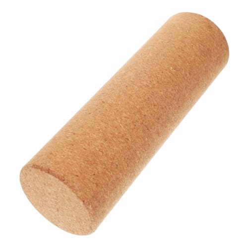BESTYASH Rodillo de Yoga de Corcho Suave de Espuma Cilindro de Masaje Φ100×330mm Sólido Inodoro Entrenador de Espalda Herramienta de Fitness para Deportes Yoga y Músculos miniatura 1