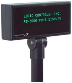 Bematech PDX3000-UP-BK Pole Display, USB Port-Powered, Configurable Command Set, 5 mm Standard, Black