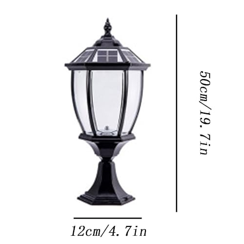 Luminaire solaire de style rétro européen pour illuminer vos soirées de jardin - 4