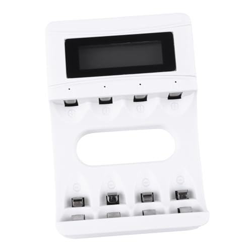 Cargador de pilas recargables con pantalla LCD inteligente y monitoreo automático
