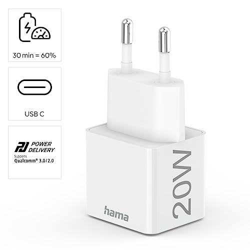 Hama Chargeur USB 1x USB C® 1x Apple Lightning intérieure - vue 3